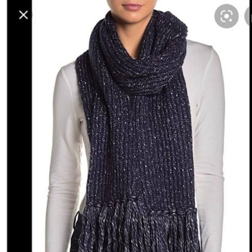 Kate Spade Denim Fringe scarf